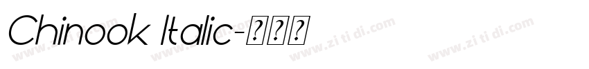 Chinook Italic字体转换 Chinook Italic字体转换